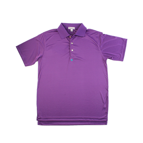 Men's Nanoplex Polyester Polo, Purple
